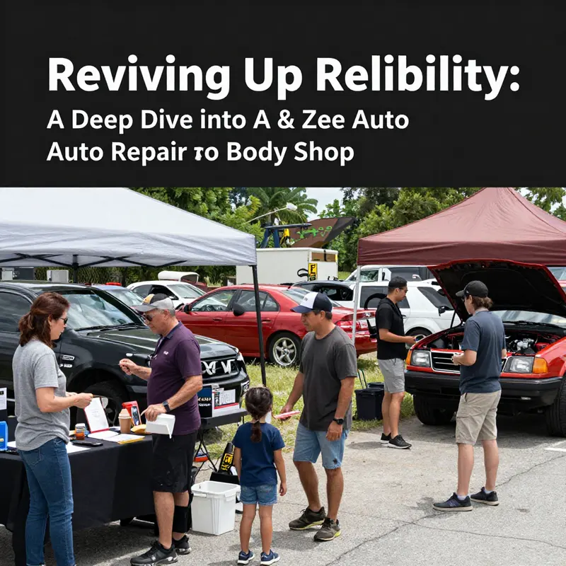 A & Zee Auto Repair diligently servicing a range of vehicles.