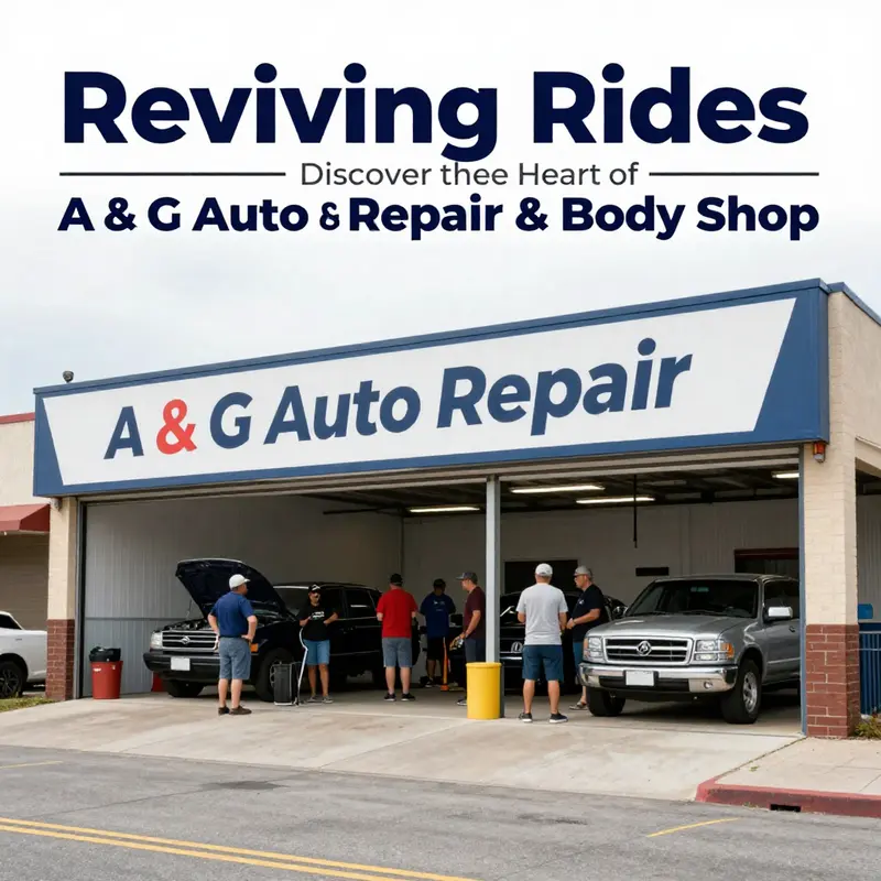 A technician at A & G Auto Repair & Body Shop performing precision repairs on a motorcycle.