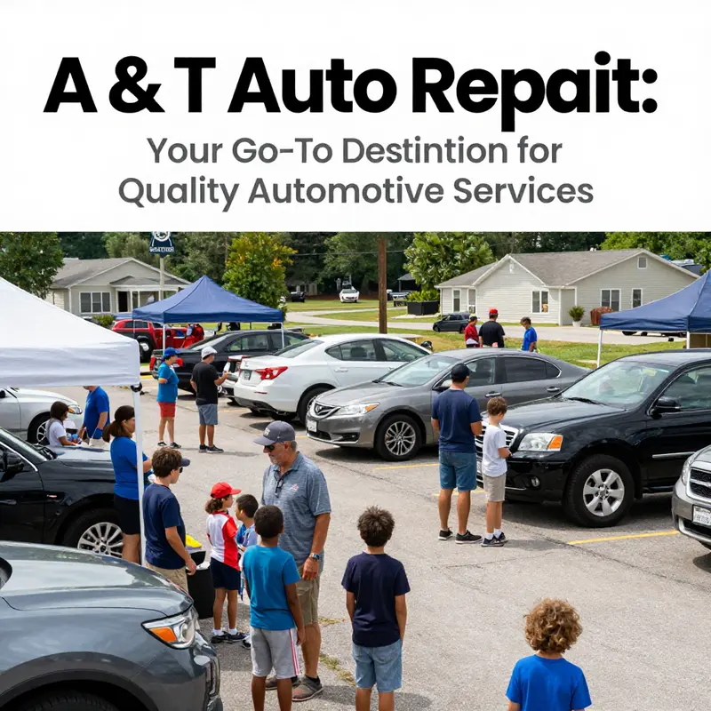 A dedicated team at A & T Auto Repair servicing various vehicles with expertise and care.