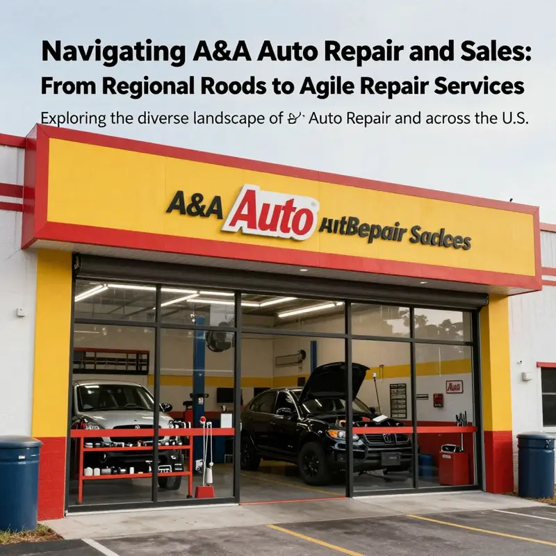 A capturing view of an auto repair shop's welcoming entrance, signaling quality service.