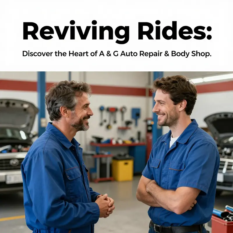 A technician at A & G Auto Repair & Body Shop performing precision repairs on a motorcycle.