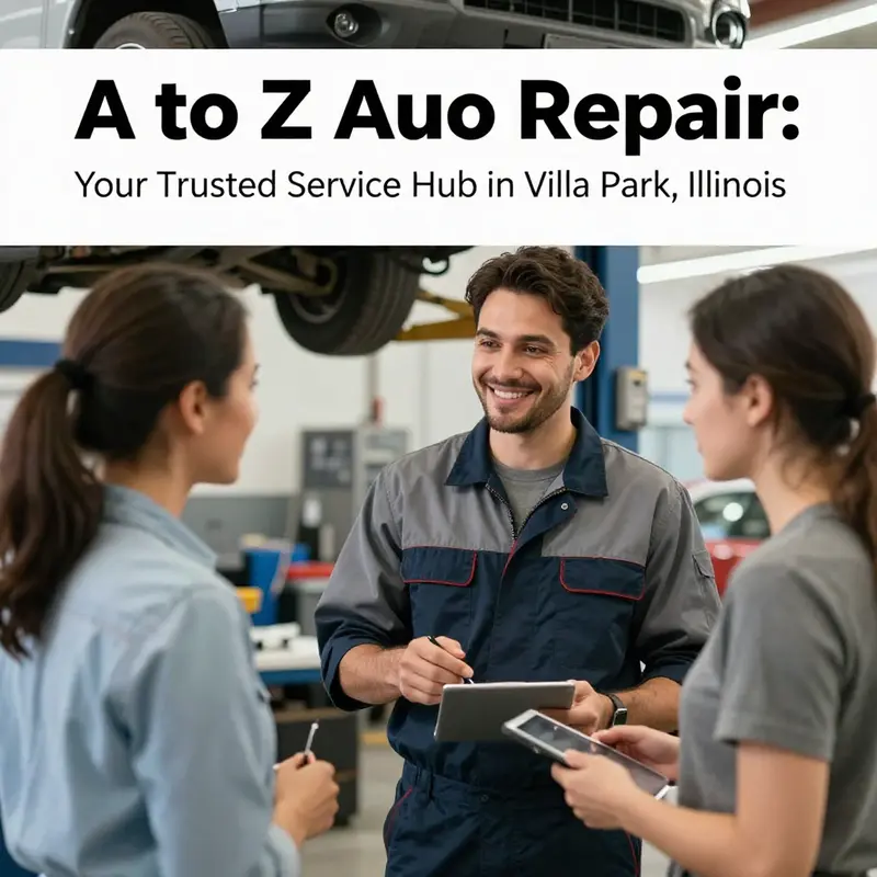 A glimpse of the diverse services at A to Z Auto Repair, where both motorcycles and cars receive expert attention.