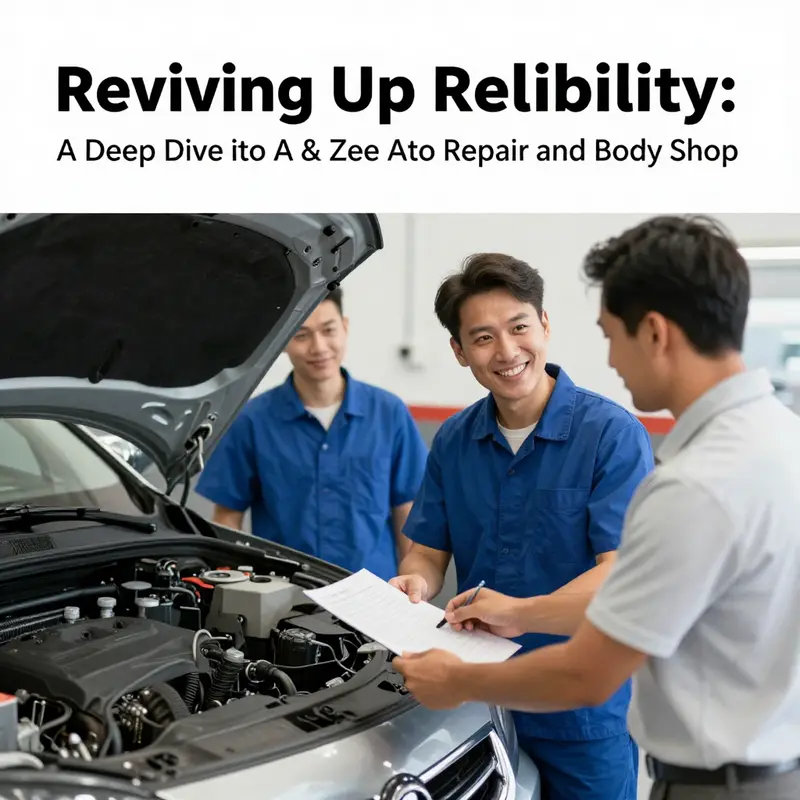 A & Zee Auto Repair diligently servicing a range of vehicles.