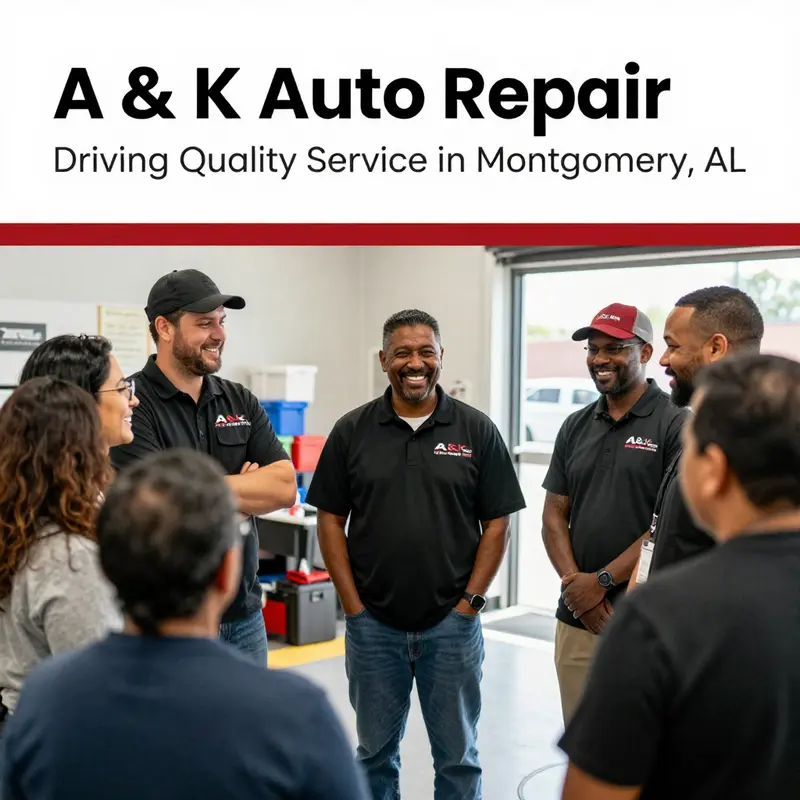 A & K Auto Repair technicians providing expert service to a diverse range of vehicles.