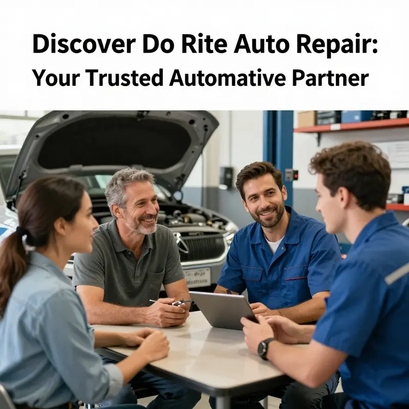 Mechanics showcasing their expertise with a range of vehicle repairs at Do Rite Auto Repair.
