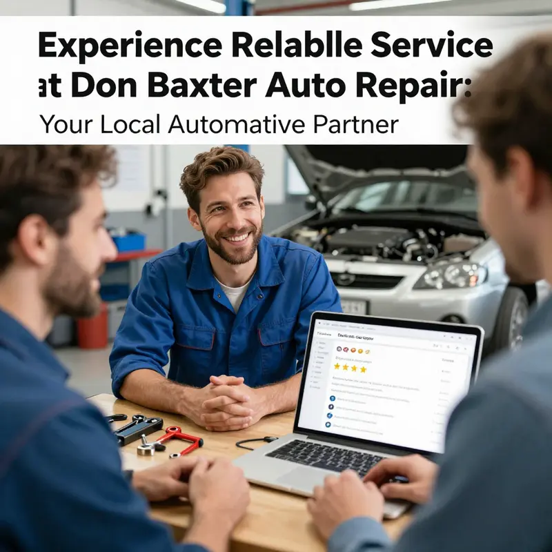 A glimpse into the diverse range of vehicle maintenance and repair services offered at Don Baxter Auto Repair.