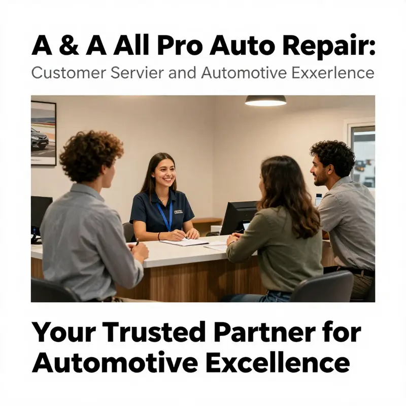 The welcoming reception area exemplifying A & A All Pro Auto Repair’s commitment to customer service.