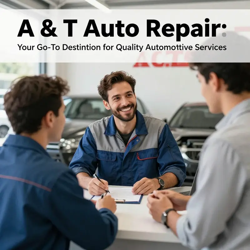 A dedicated team at A & T Auto Repair servicing various vehicles with expertise and care.