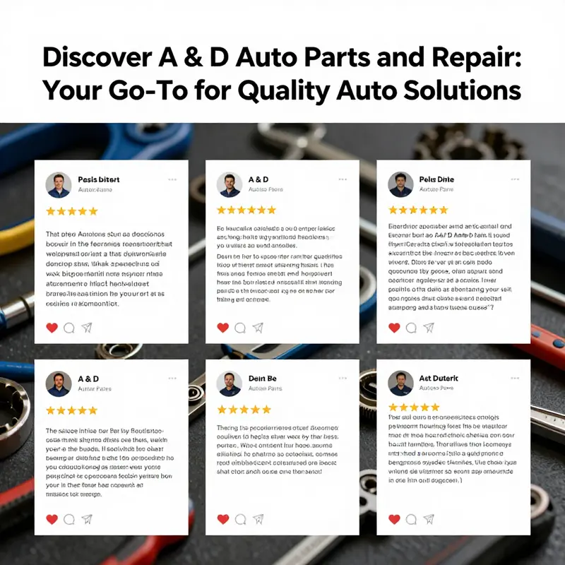 A & D Auto Parts and Repair storefront showcasing its inviting and accessible location.