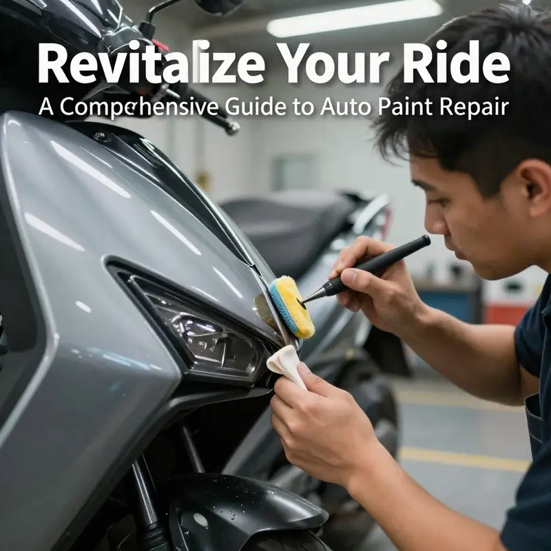 Using toothpaste as a simple solution for minor scratches on automotive clear coats.