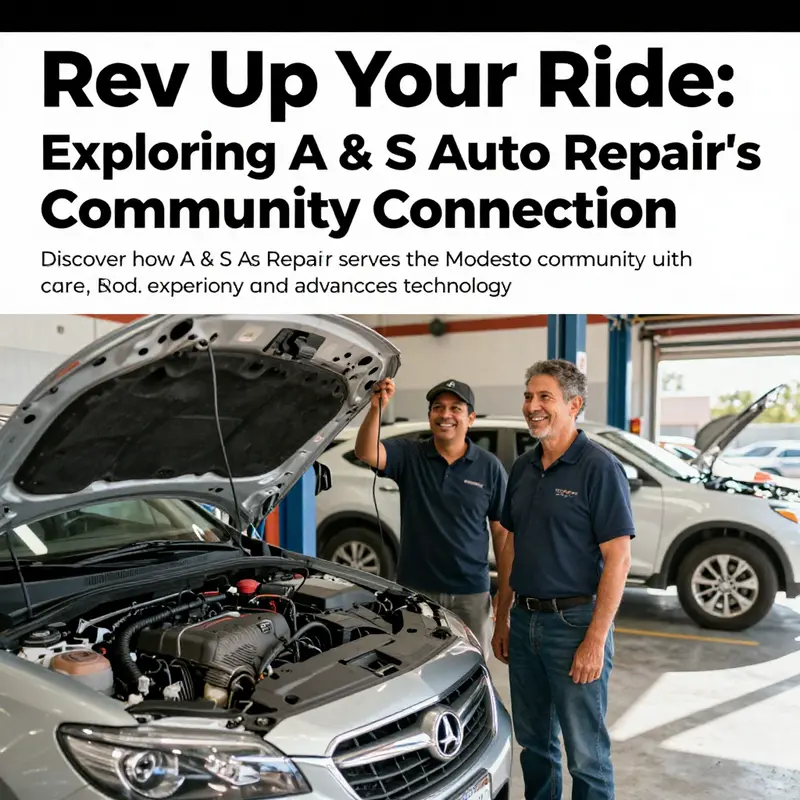 A well-composed image showing A & S Auto Repair's vibrant atmosphere filled with vehicles and satisfied customers.