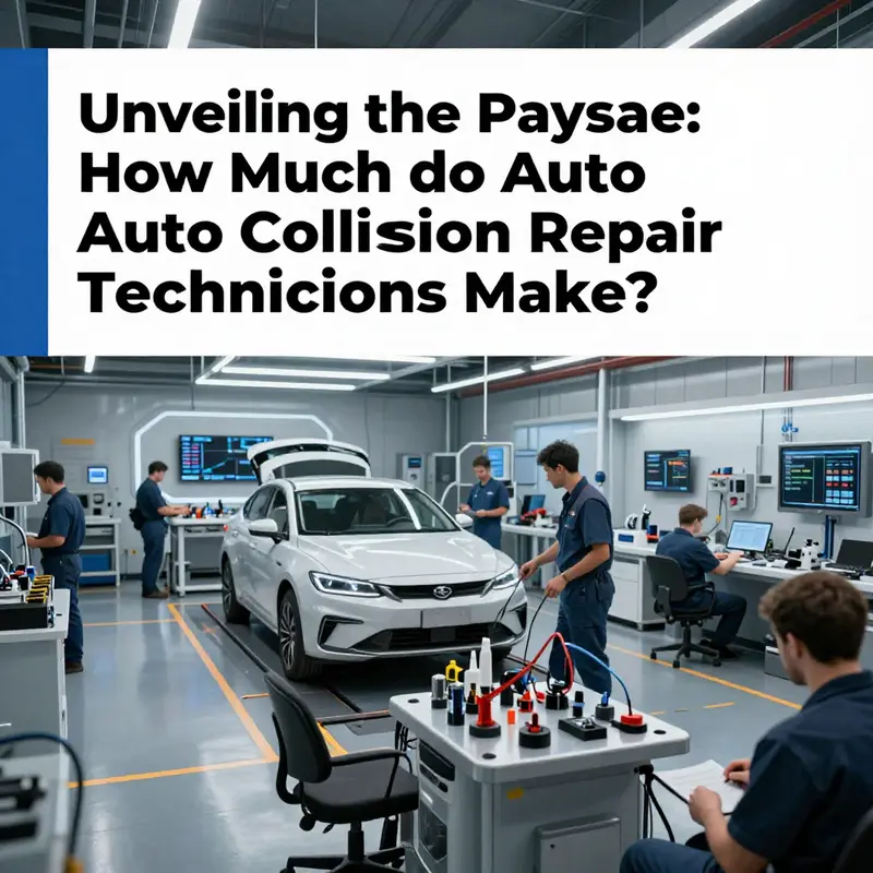 Insight into auto collision repair technicians during the restoration of a vehicle.