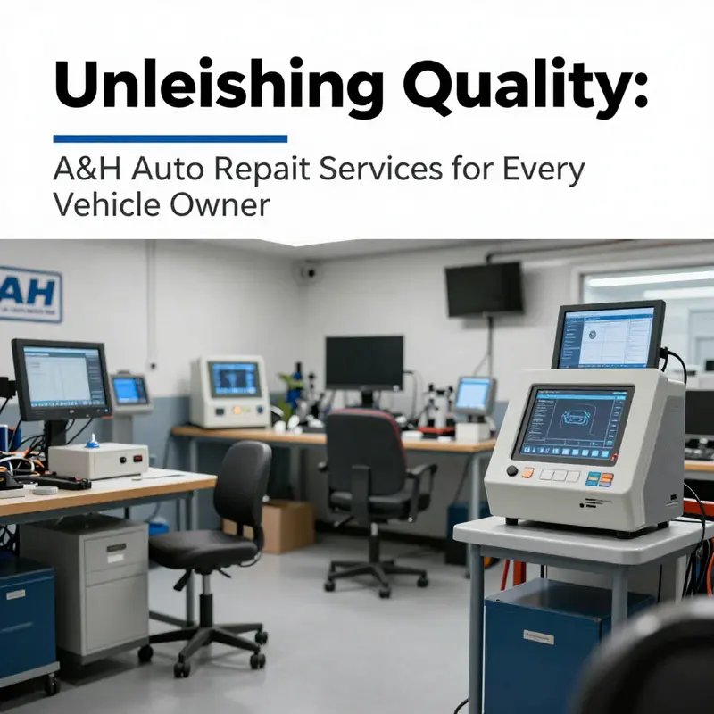 The heart of A&H Auto Repair, where professional mechanics provide a range of automotive services.