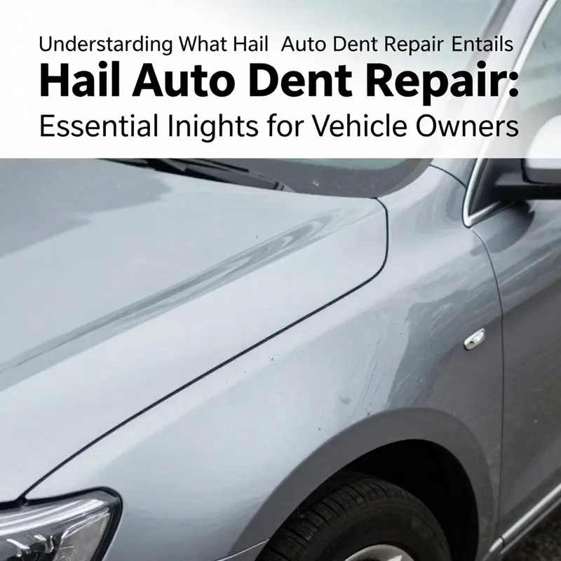 Vehicle showcasing hail damage, highlighting areas of common dent formation.