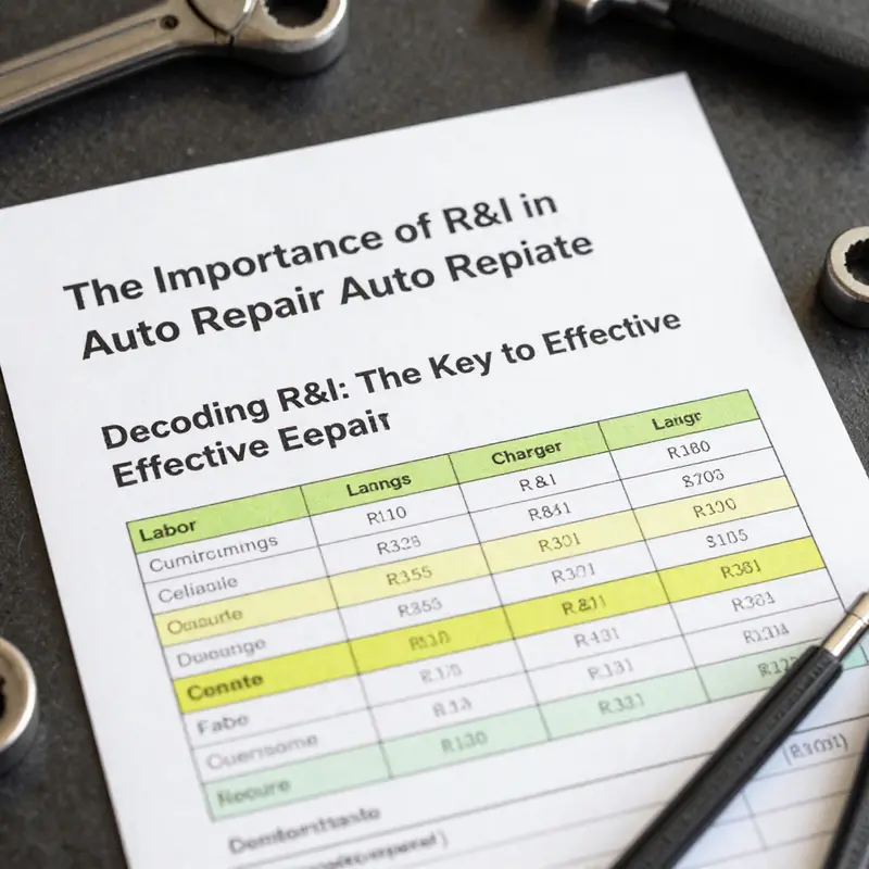 A mechanic demonstrating the R&I process on an automotive engine.