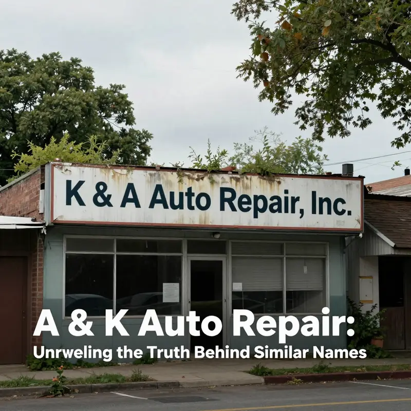 A glimpse of the inviting A & K Repair shop, showcasing their commitment to quality service.