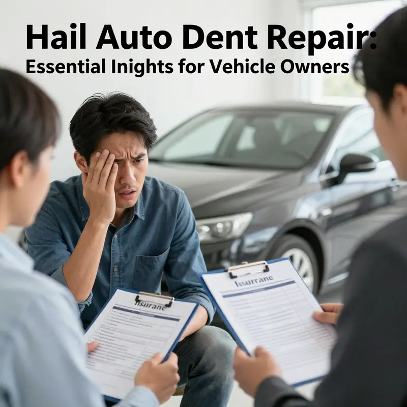 Vehicle showcasing hail damage, highlighting areas of common dent formation.