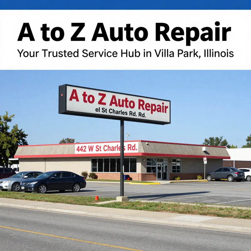 A glimpse of the diverse services at A to Z Auto Repair, where both motorcycles and cars receive expert attention.