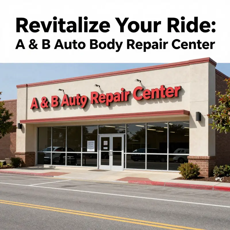 Expert technicians at A & B Auto Body Repair Center providing top-quality vehicle repairs.