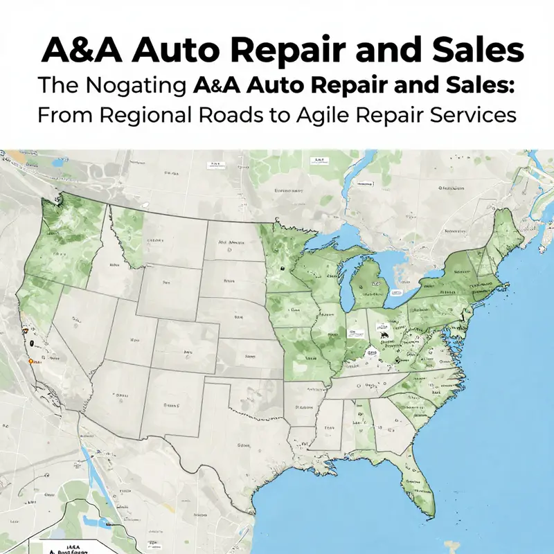 Diverse landscapes of A&A Auto Repair and Sales locations showing their regional influence.