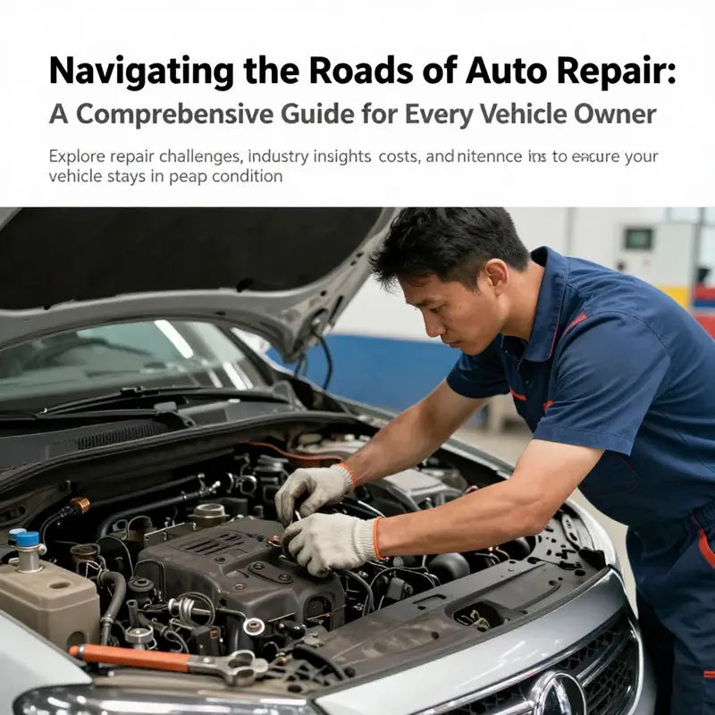 A professional mechanic focused on repairing a car, illustrating the importance of skilled auto repair services.