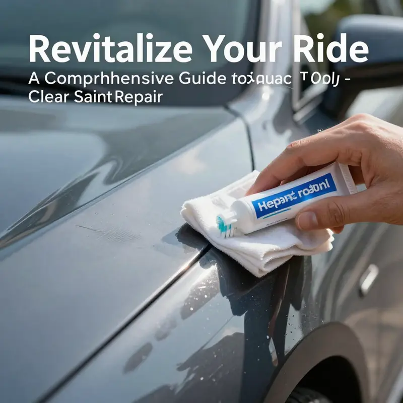 Using toothpaste as a simple solution for minor scratches on automotive clear coats.