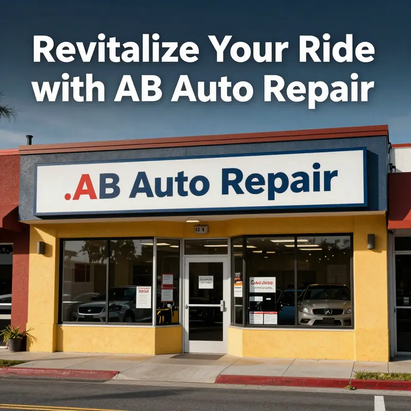 Mechanics at AB Auto Repair providing specialized services for both cars and motorcycles.