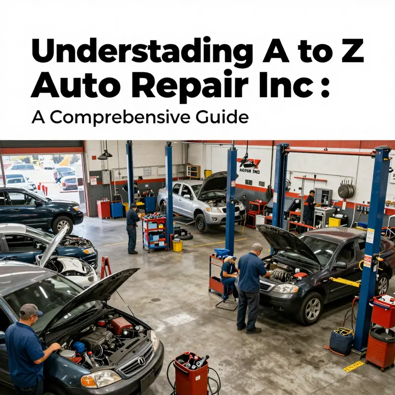 Overview image depicting the vibrant activity at A to Z Auto Repair Inc. in California.
