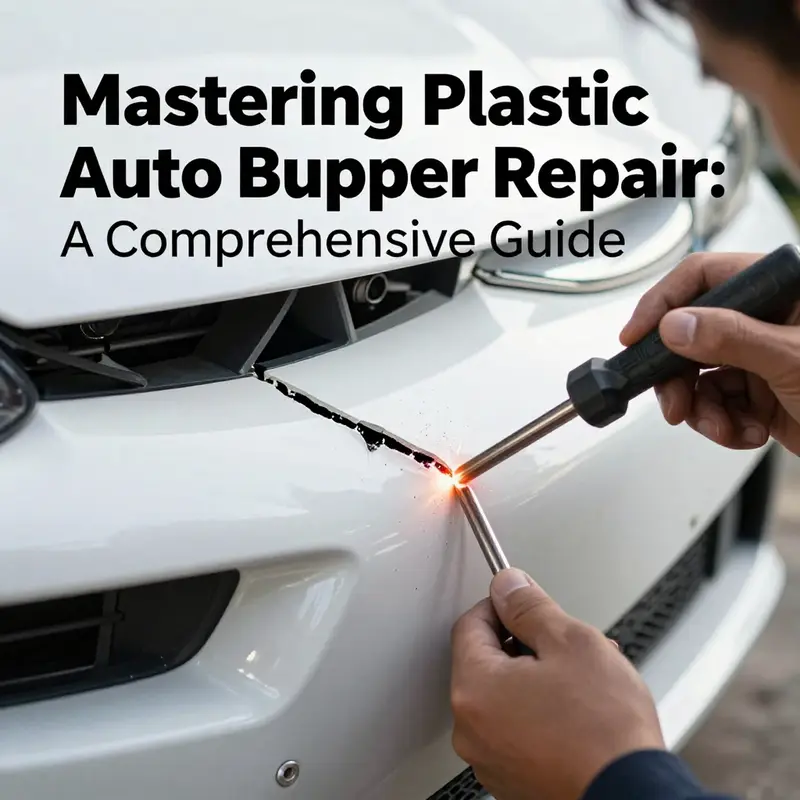 A demonstration of the toothpaste method for repairing minor scratches on a plastic bumper.