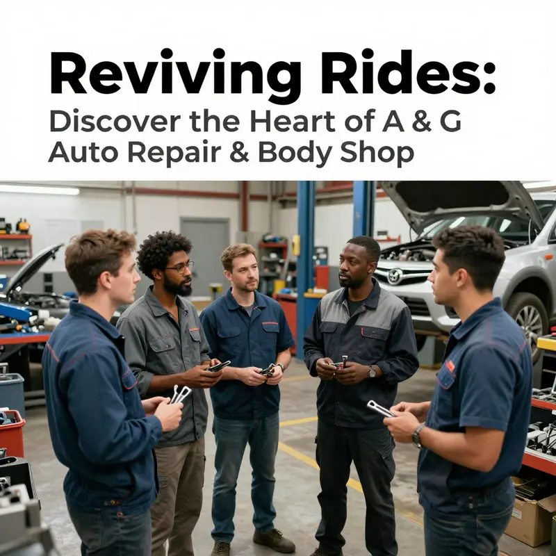 A technician at A & G Auto Repair & Body Shop performing precision repairs on a motorcycle.