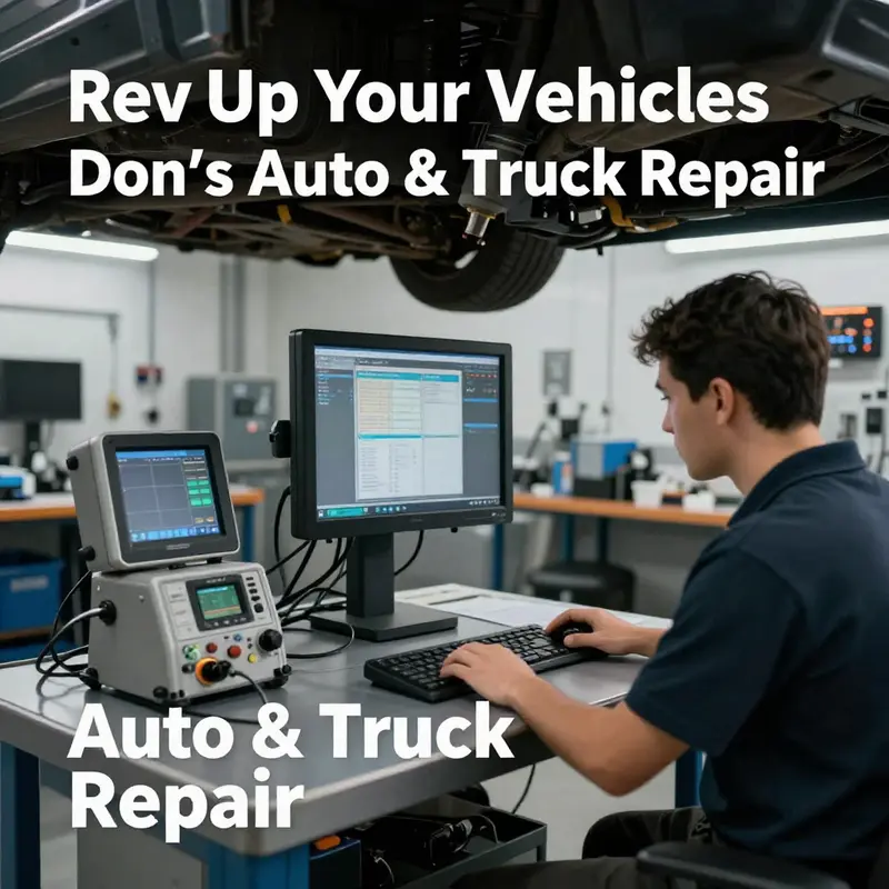 Diverse range of services offered at Don’s Auto & Truck Repair.