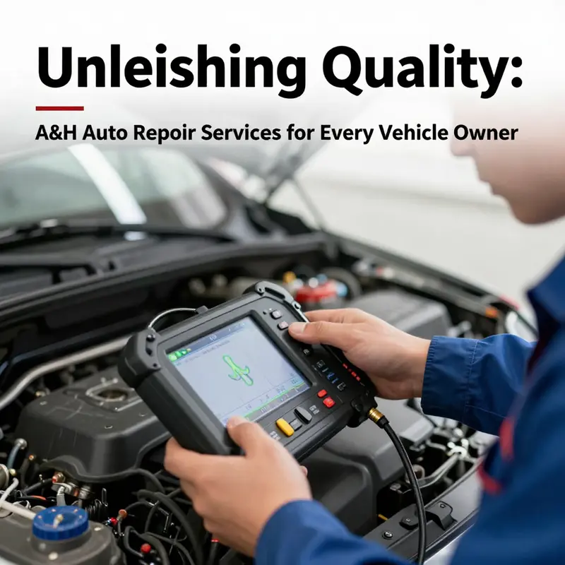The heart of A&H Auto Repair, where professional mechanics provide a range of automotive services.