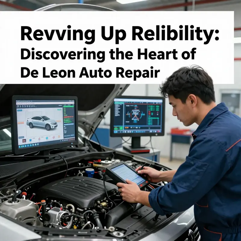 Inside look at the comprehensive services offered at De Leon Auto Repair, where diverse vehicle needs are met with professionalism.
