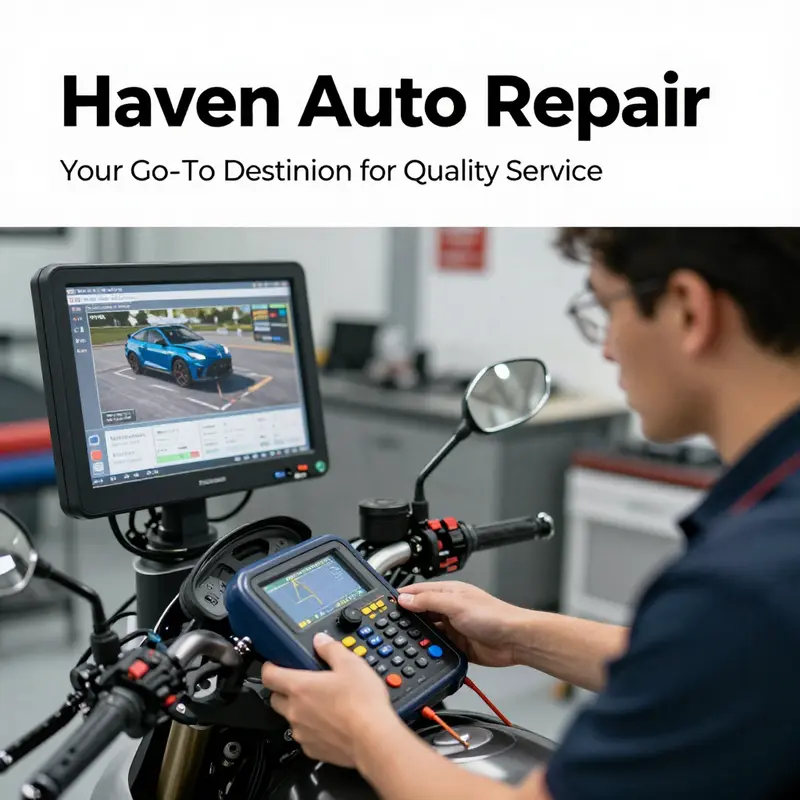 A glimpse into the enthusiastic interactions between Haven Auto Repair technicians and their satisfied clients.