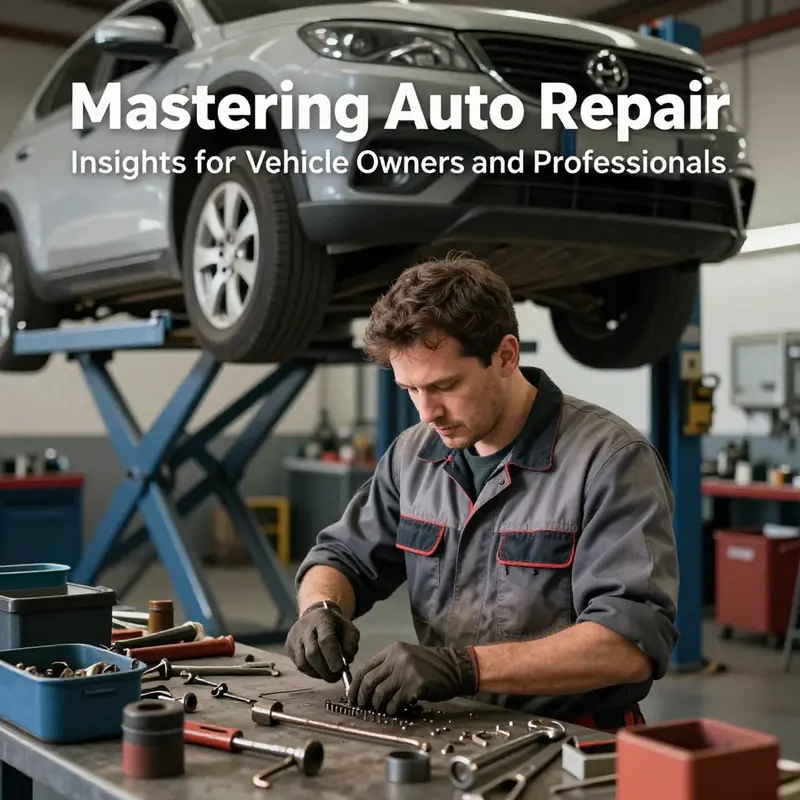 A mechanic diagnosing issues in an auto repair shop, showcasing essential tools and procedures.