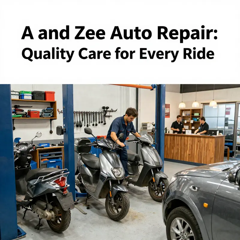 A and Zee Auto Repair—where automobiles and motorcycles receive top-tier care.