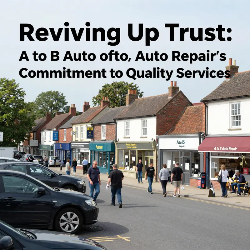 The inviting exterior of A to B Auto Repair, a trusted location for vehicle servicing in Reading, PA.
