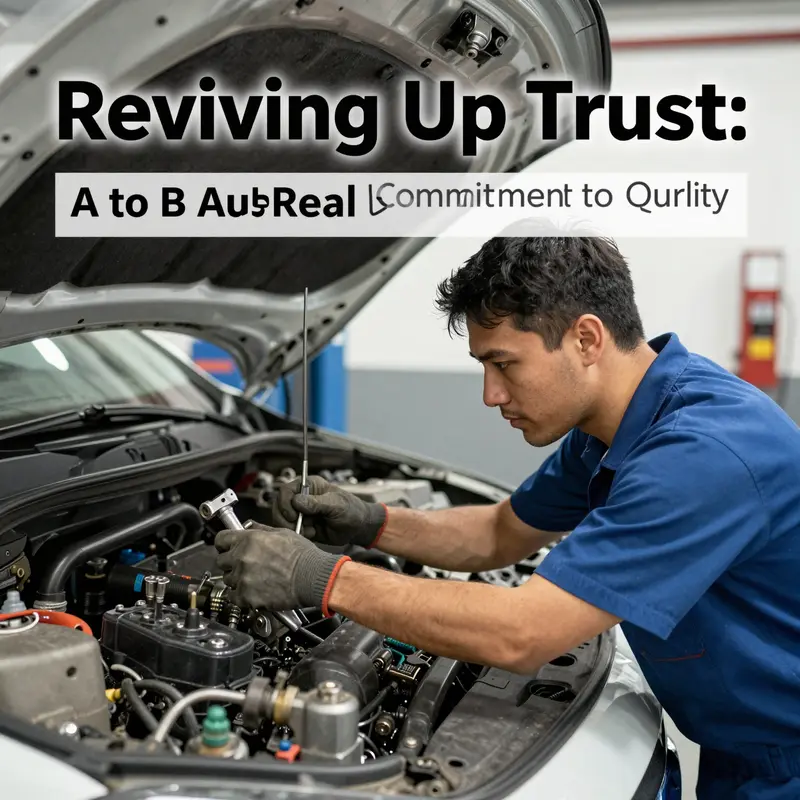 The inviting exterior of A to B Auto Repair, a trusted location for vehicle servicing in Reading, PA.