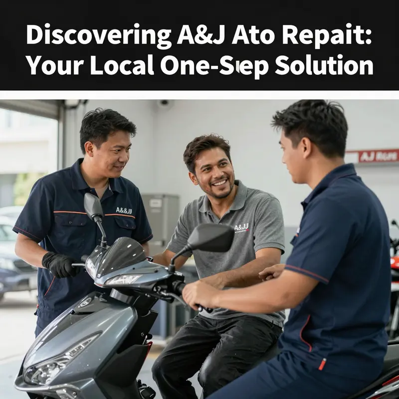 A&J Auto Repair in Houston featuring a busy workshop atmosphere.