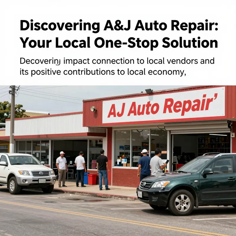 A&J Auto Repair in Houston featuring a busy workshop atmosphere.