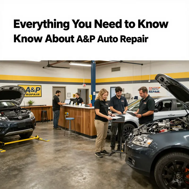 A welcoming atmosphere at A&P Auto Repair, where expertise meets customer care.