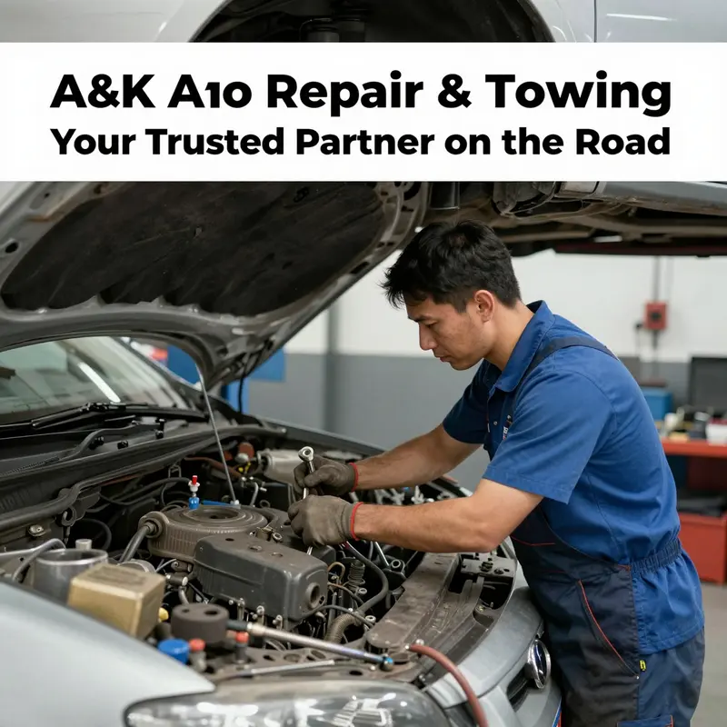 Mechanics providing top-notch auto repair services at A&K Auto Repair & Towing.
