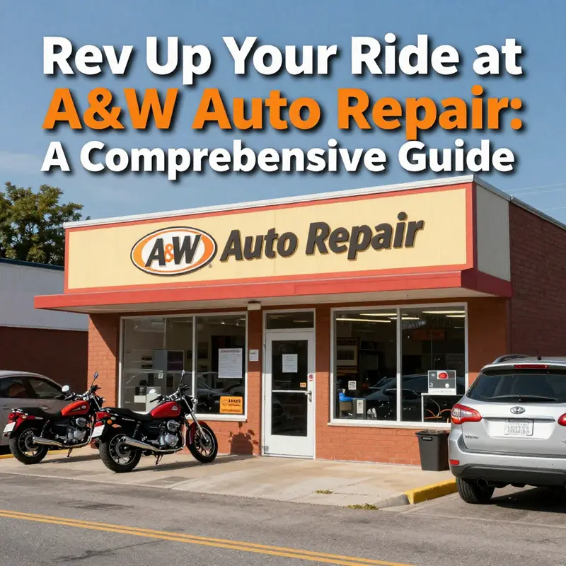 A&W Auto Repair location in Goshen, NY, welcoming customers with its vibrant storefront.