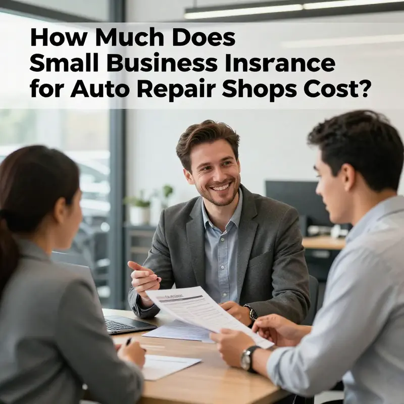 A mechanic analyzing insurance costs to ensure the shop is adequately covered.