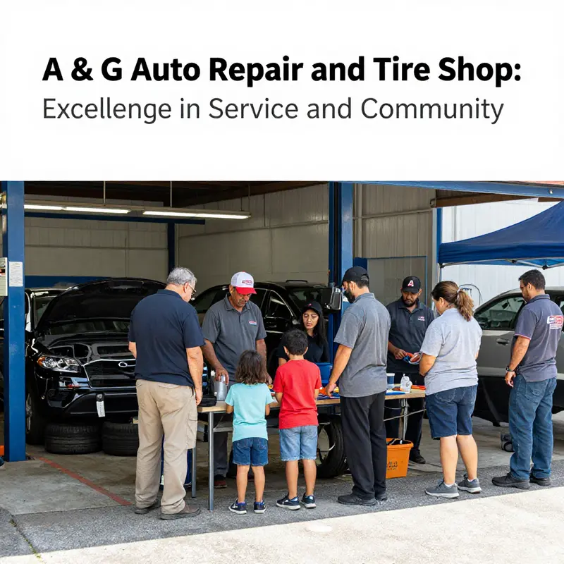 A glimpse into A & G Auto Repair, showcasing a variety of services offered to both auto and motorcycle owners.
