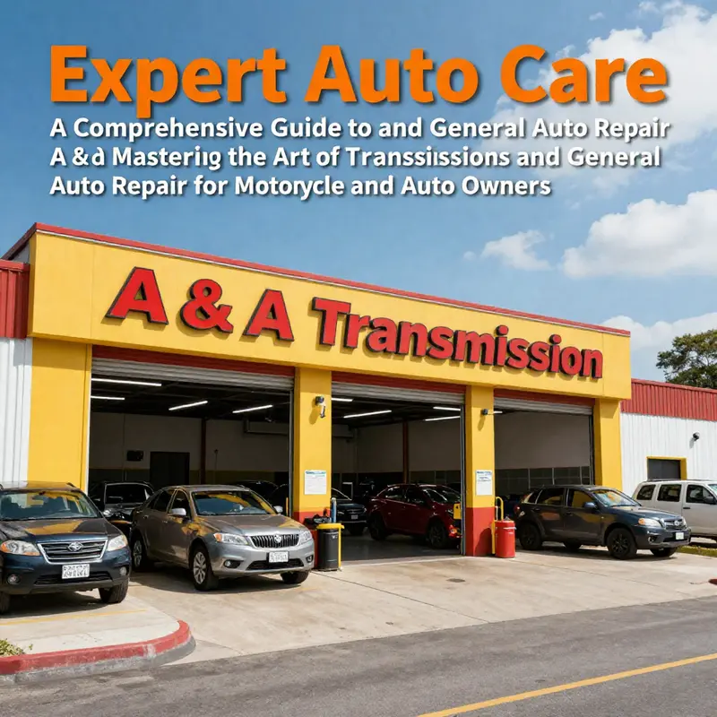 An inviting image of A & A Transmission's exterior with vehicles, symbolizing quality automotive service.