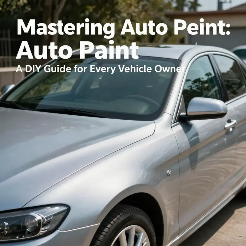 A beautifully restored vehicle reflecting sunlight, highlighting the successful results of a DIY auto paint repair.