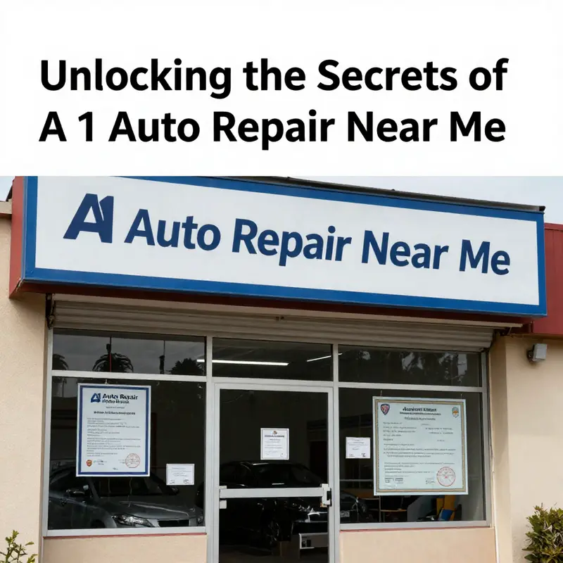Utilizing Google Maps to locate A 1 Auto Repair shows the convenience and options available nearby.
