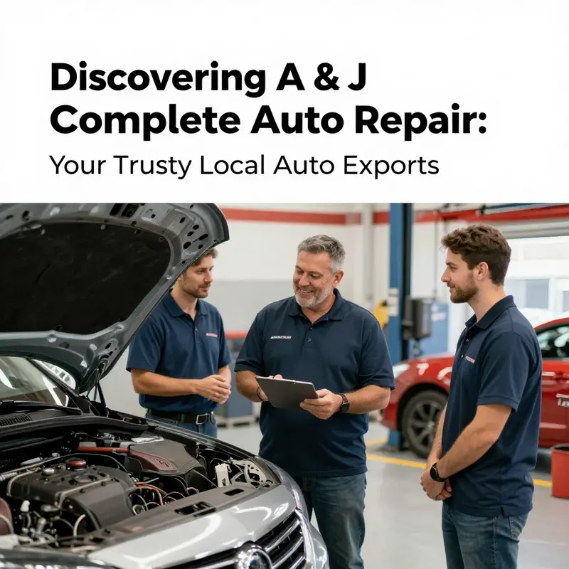A & J Complete Auto Repair offers a diverse range of services to cater to all automotive needs.