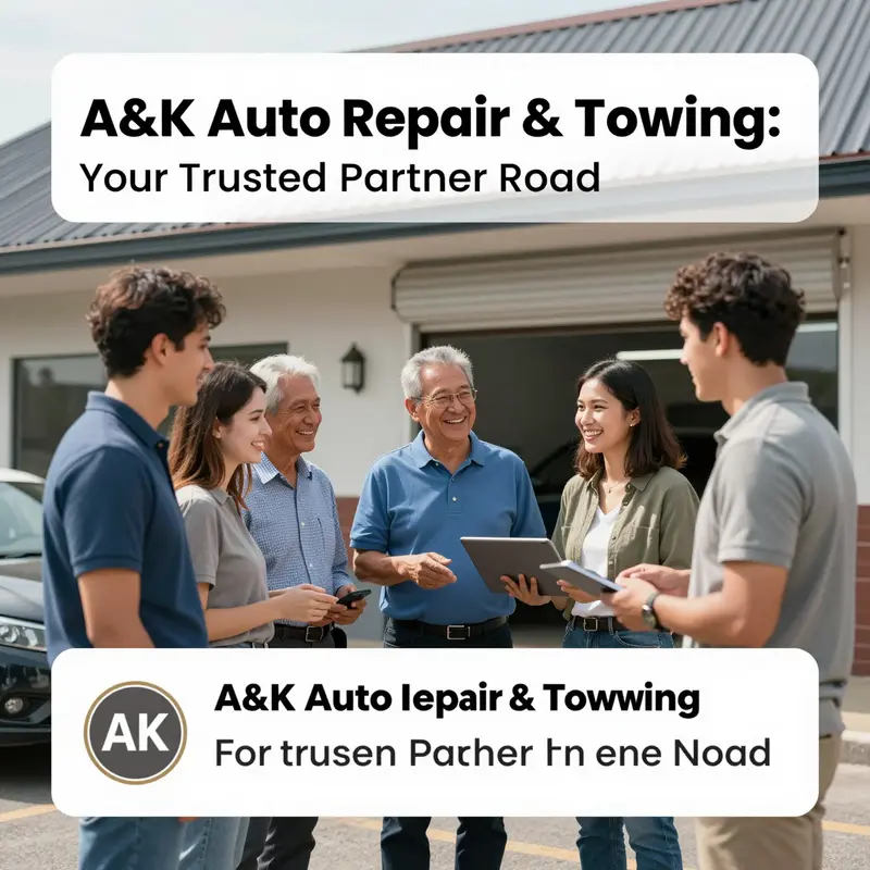 Mechanics providing top-notch auto repair services at A&K Auto Repair & Towing.